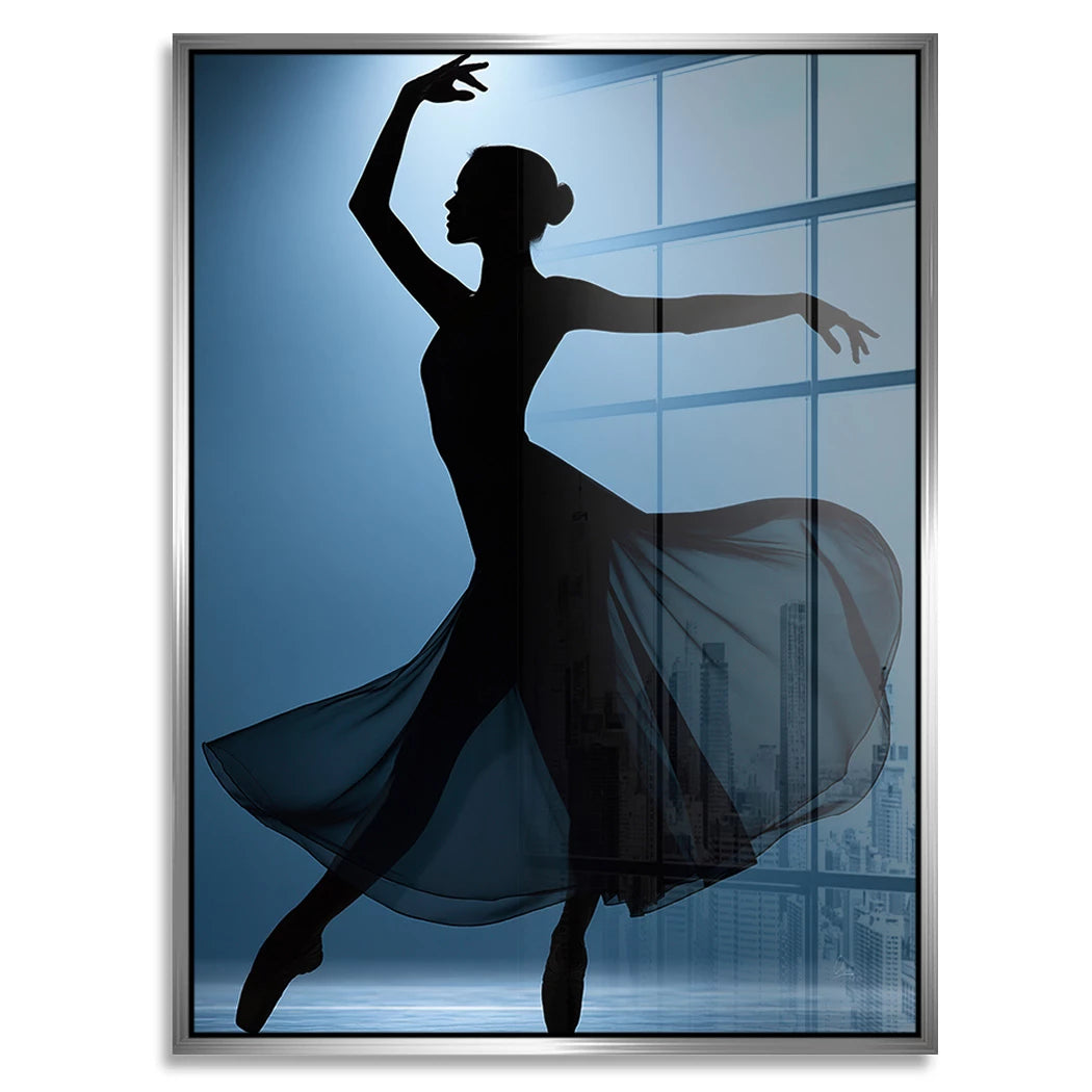 Ballerina Lichttanz Acrylglasbild