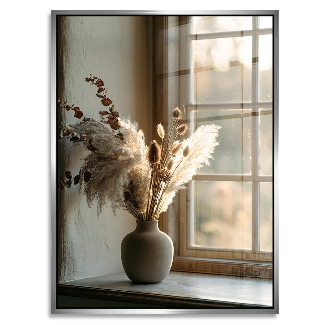 Pampas Fensterlicht Acrylglasbild