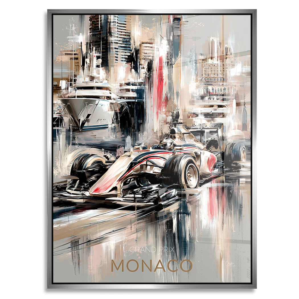 Monaco Formula Acrylglasbild