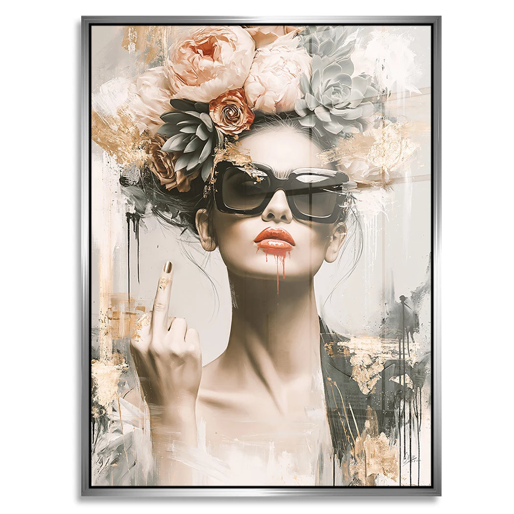 Frida Kahlo Statement Acrylglasbild