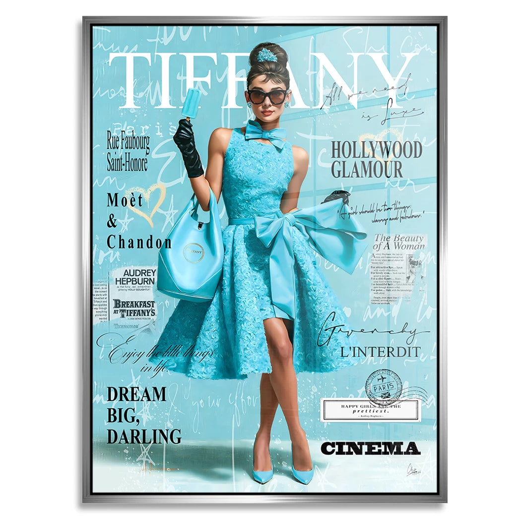 Audrey Tiffany Chic Acrylglasbild