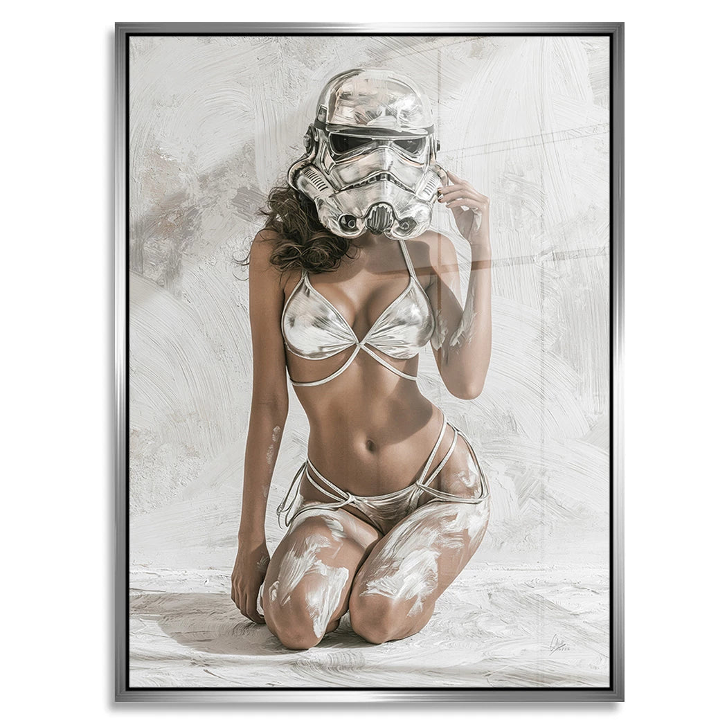 Stormtrooper Blanc Acrylglasbild