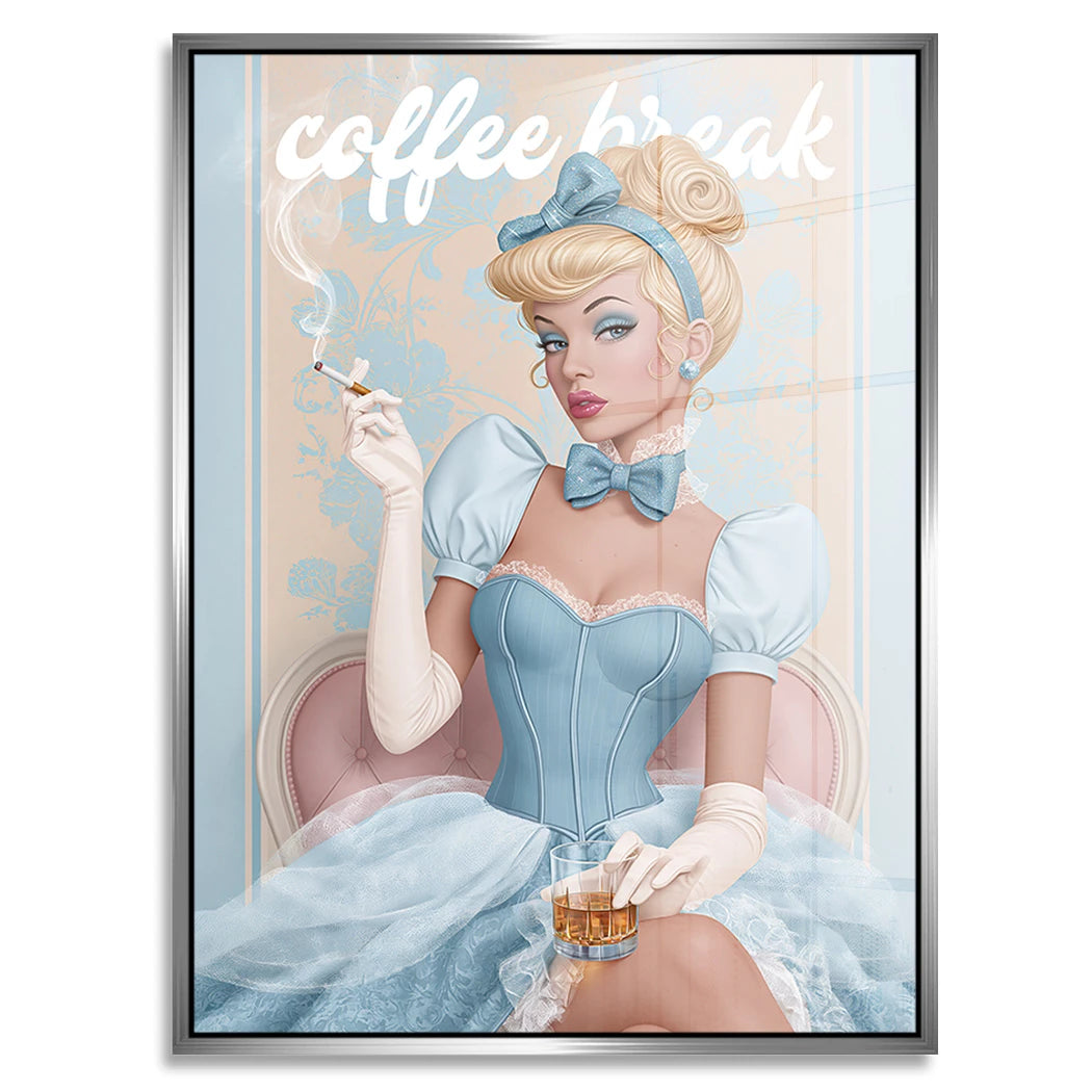 Cinderella Coffee Acrylglasbild
