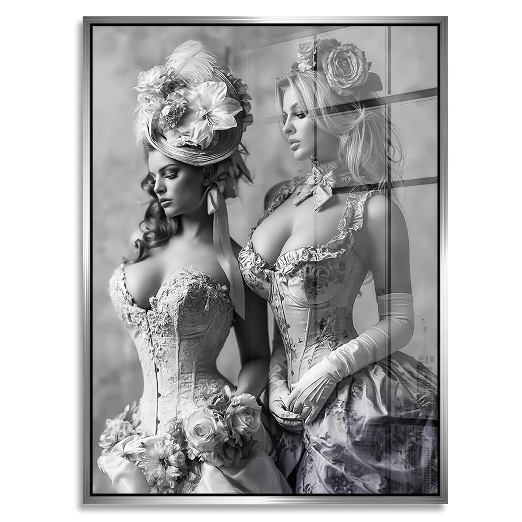 Barock Damen Acrylglasbild