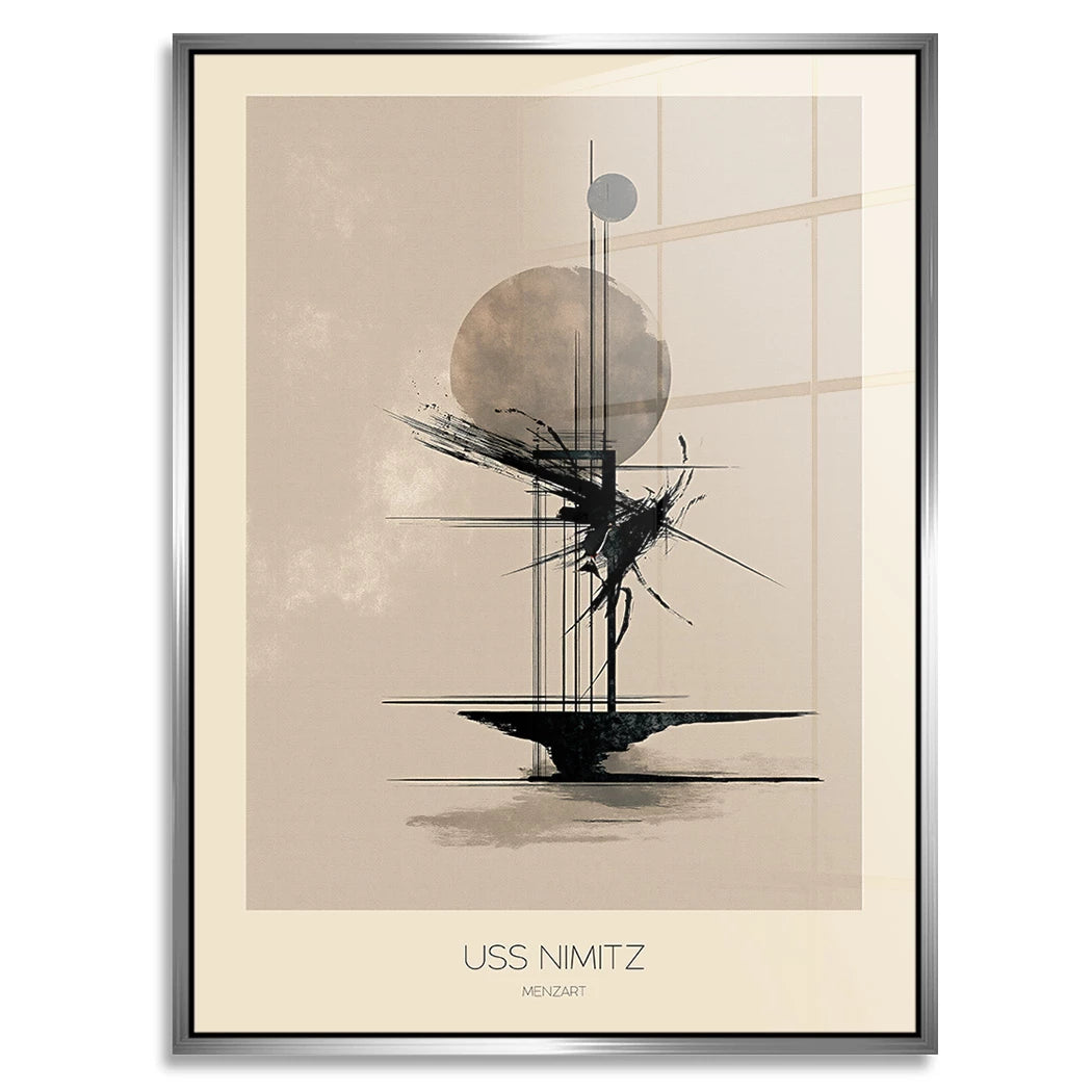USS Nimitz Acrylglasbild