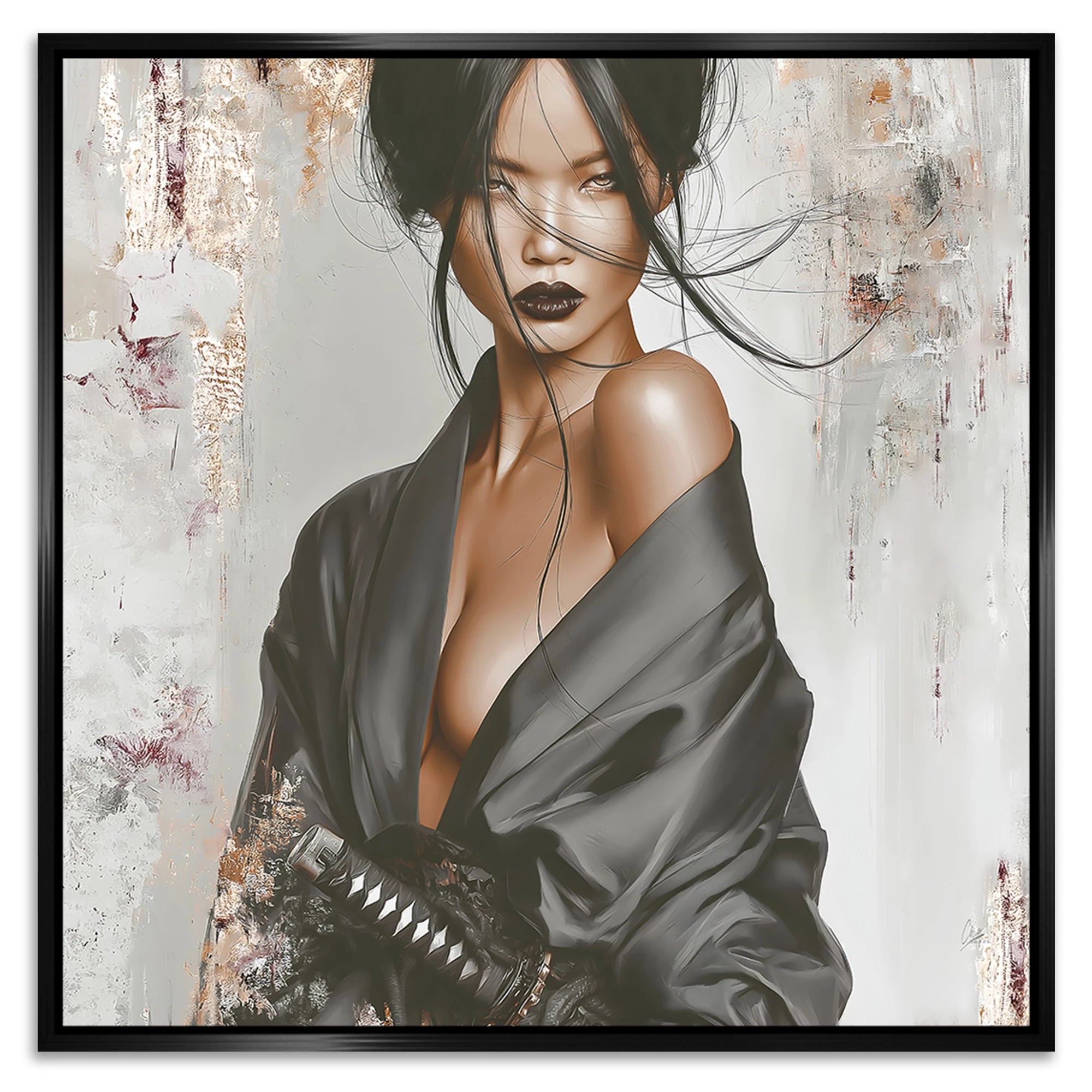 Velvet Katana Alu Dibond Wandbild