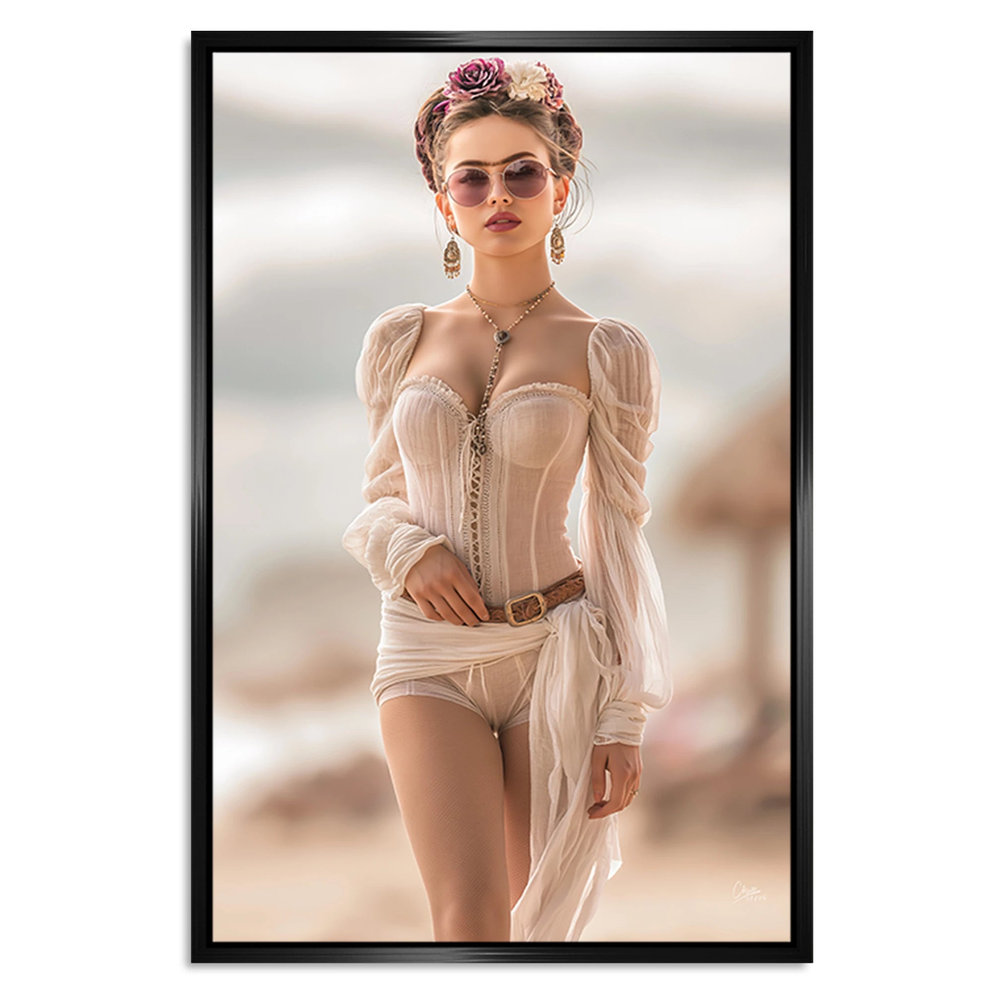 Frida Riviera Alu Dibond Wandbild