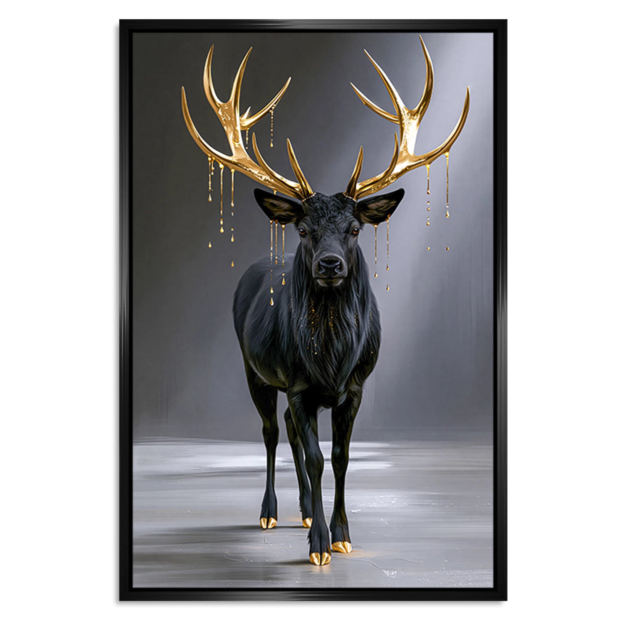 Hirsch Royal Alu Dibond Wandbild