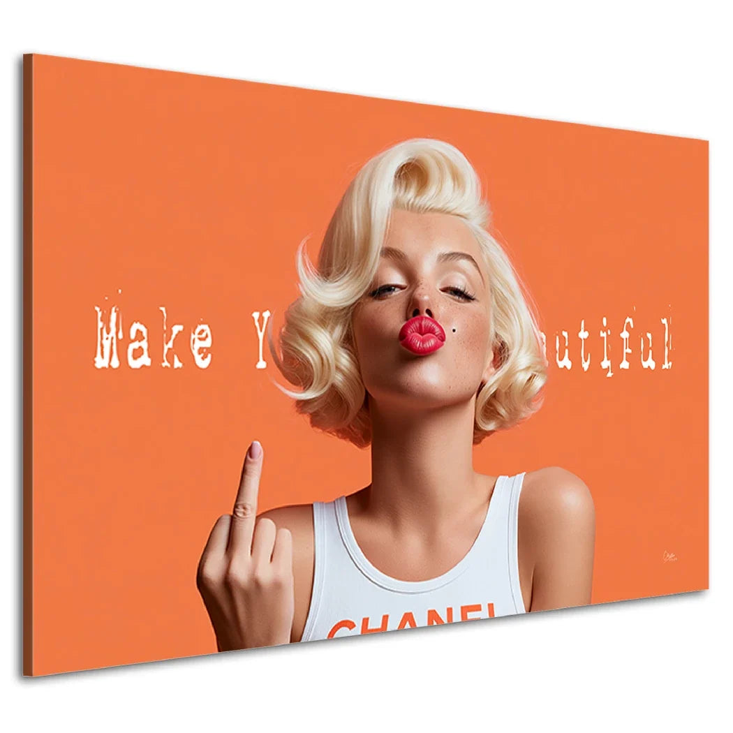 Marilyn Monroe Beautiful AluDibond Wandbild