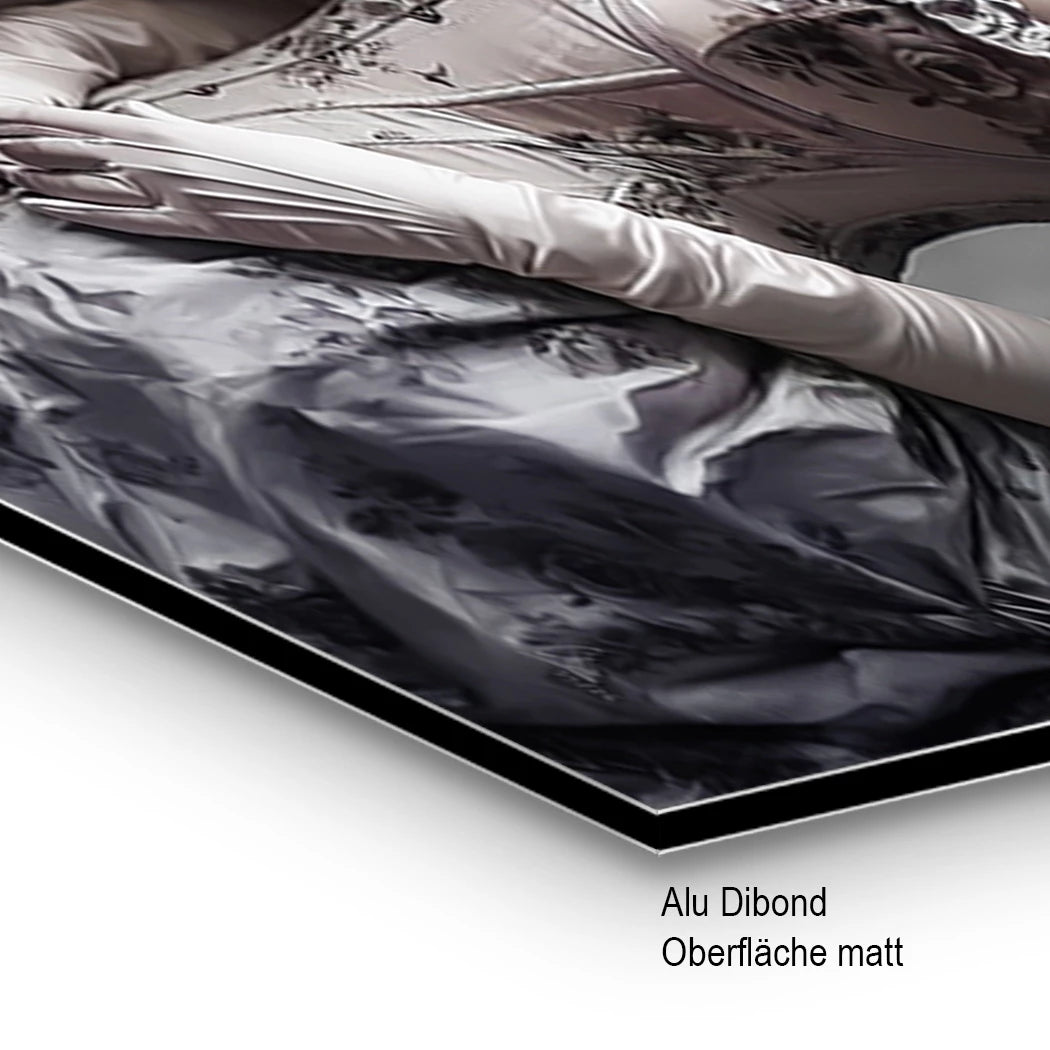 Rosen Damen Alu Dibond Wandbild
