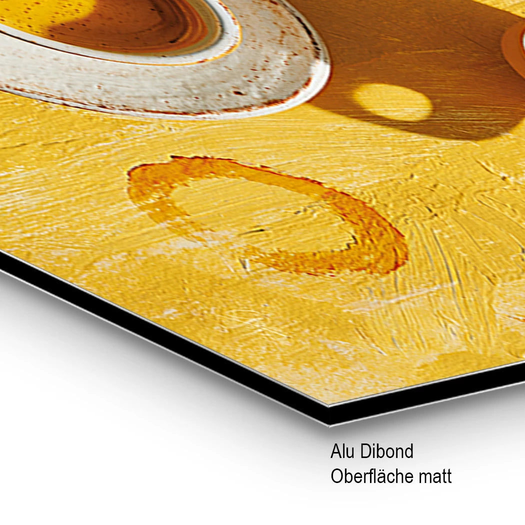 Espresso Atelier Alu Dibond Wandbild