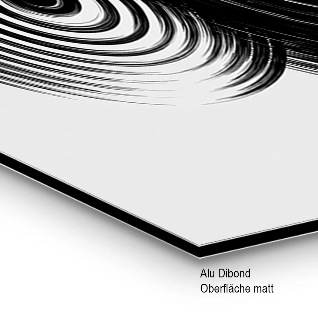 Spiral Harmonie Alu Dibond Wandbild