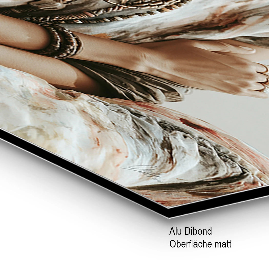 Frida Meeresglück Alu Dibond Wandbild