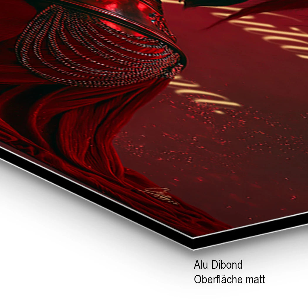 Rote Legionärin Alu Dibond Wandbild