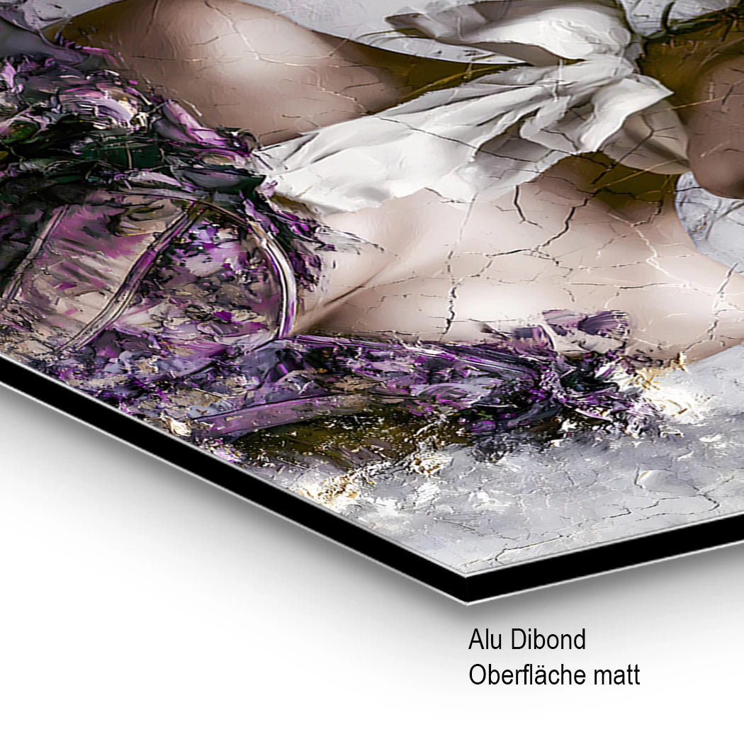 Rosen Duett AluDibond Wandbild