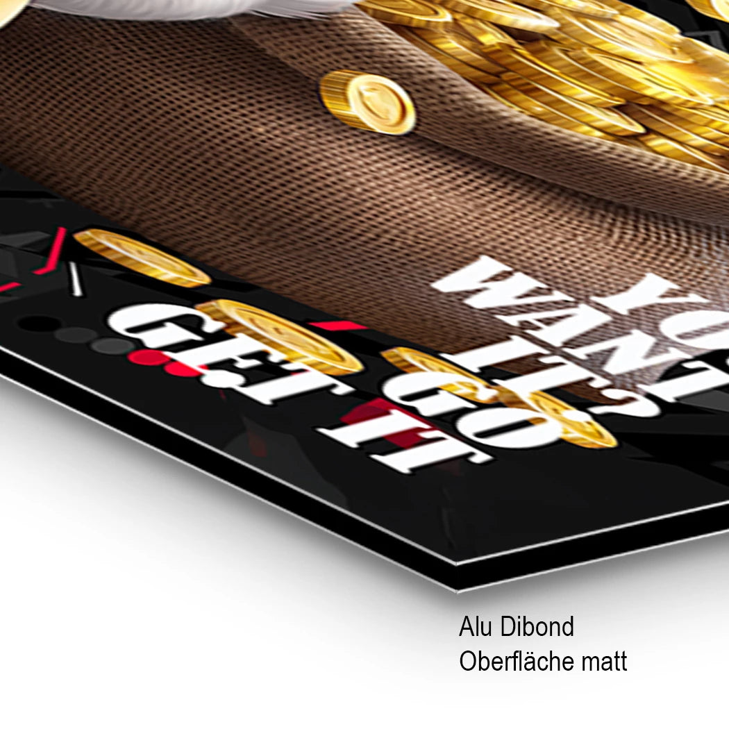 Dagobert No Limit Alu Dibond Wandbild