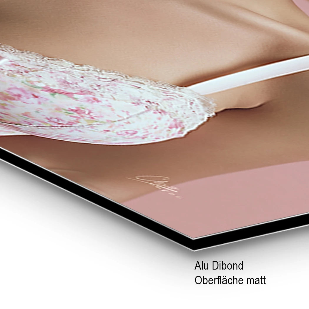 Marilyn Bubblegum Alu Dibond Wandbild