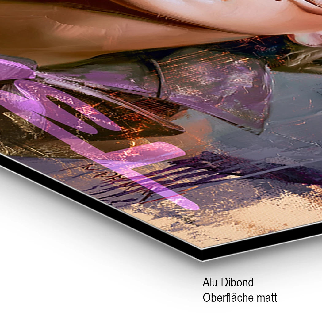 Monroe Chanel Chic Alu Dibond Wandbild