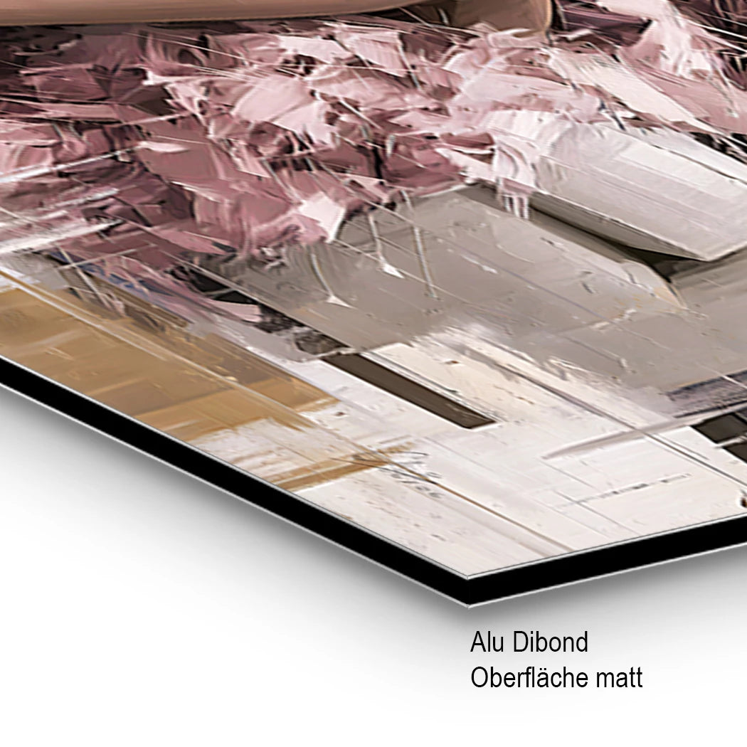 Champagner Moment Alu Dibond Wandbild