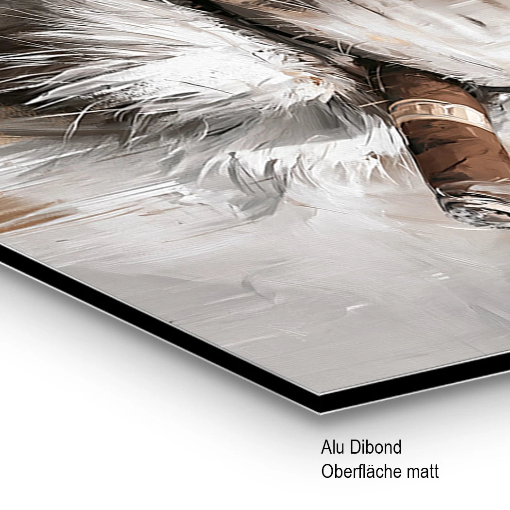Royal Lion Alu Dibond Wandbild