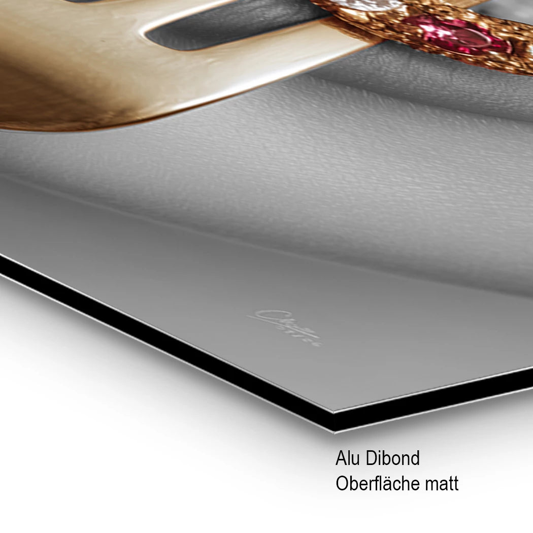 Chanel Deluxe Alu Dibond Wandbild