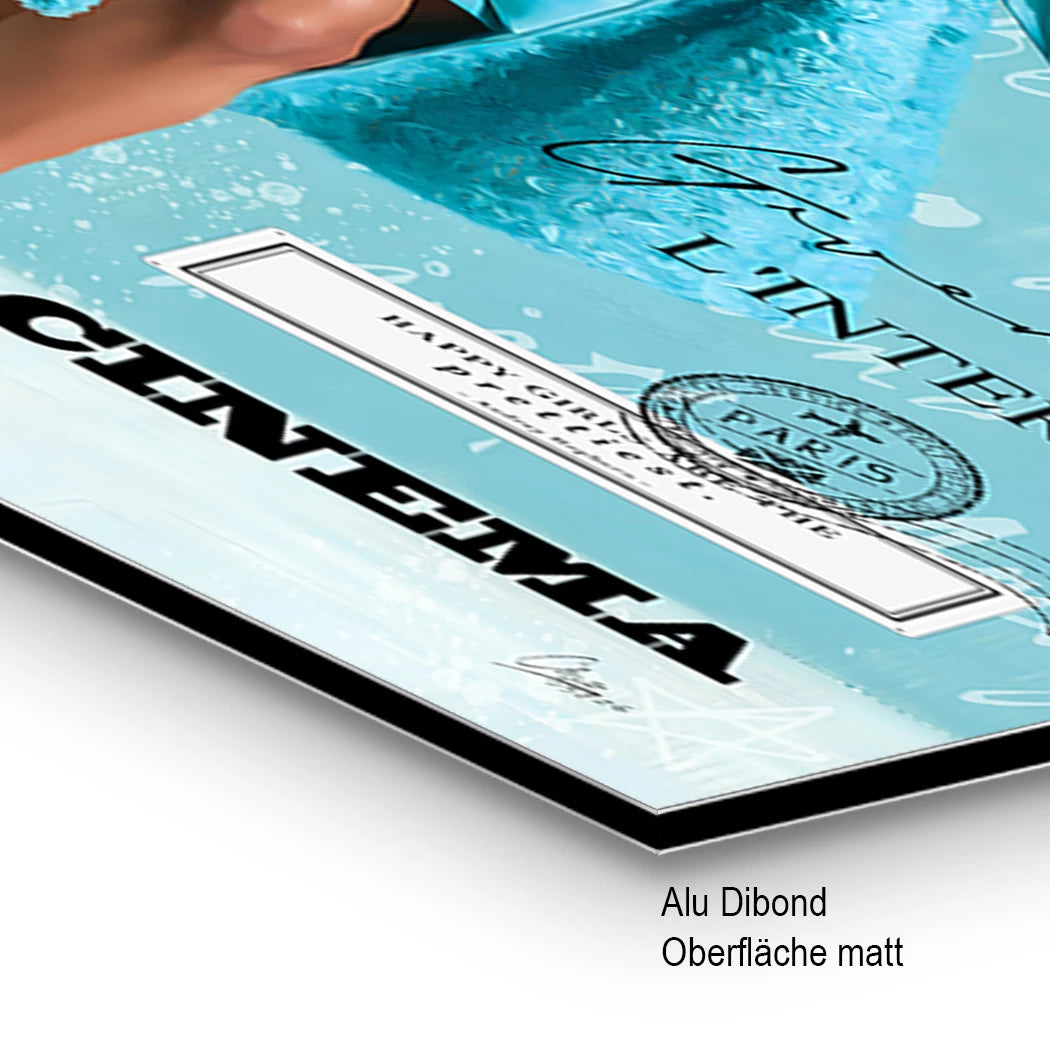 Audrey Tiffany Chic Alu Dibond Wandbild