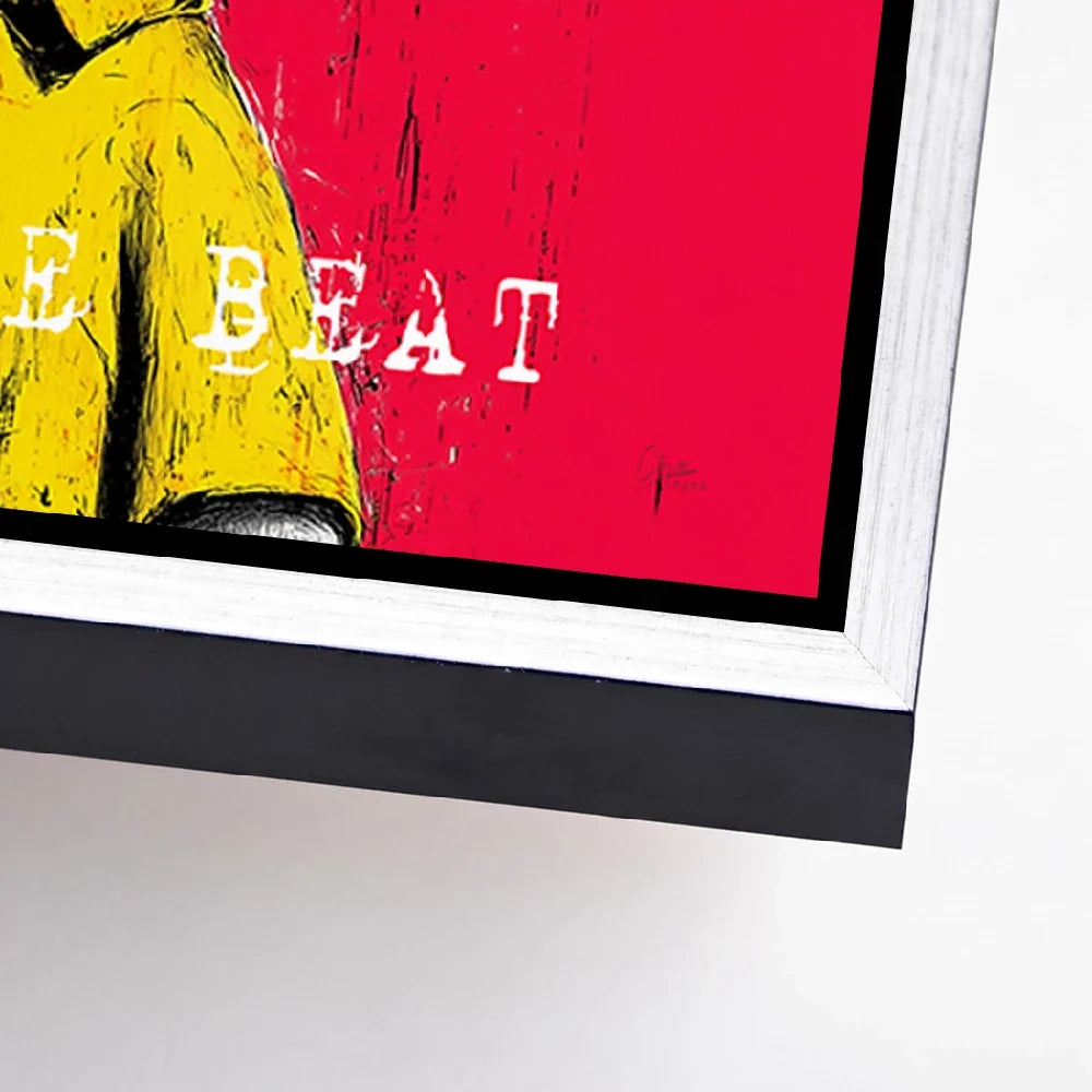 Snoopy Feel The Beat Alu Dibond Bild