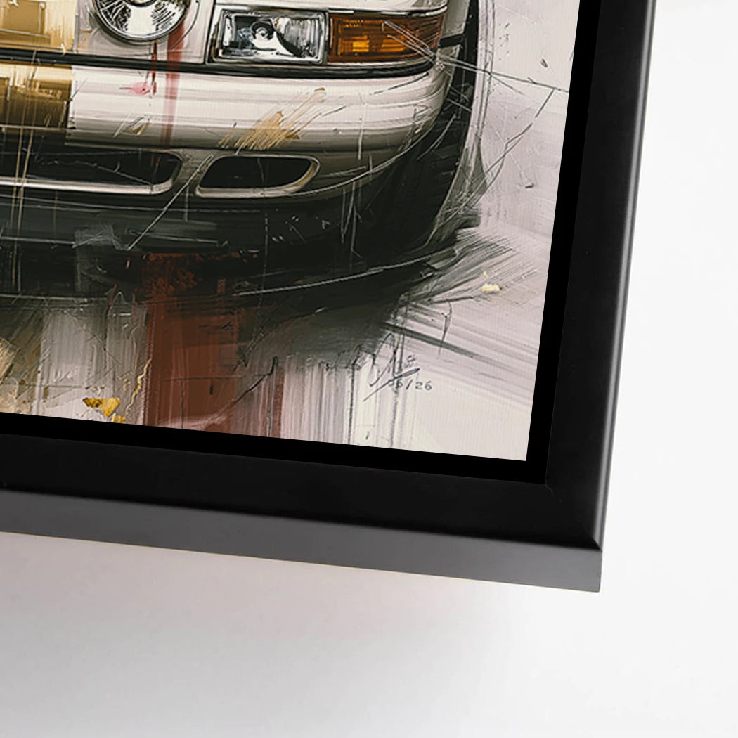Porsche 911 Klassik Alu Dibond Wandbild