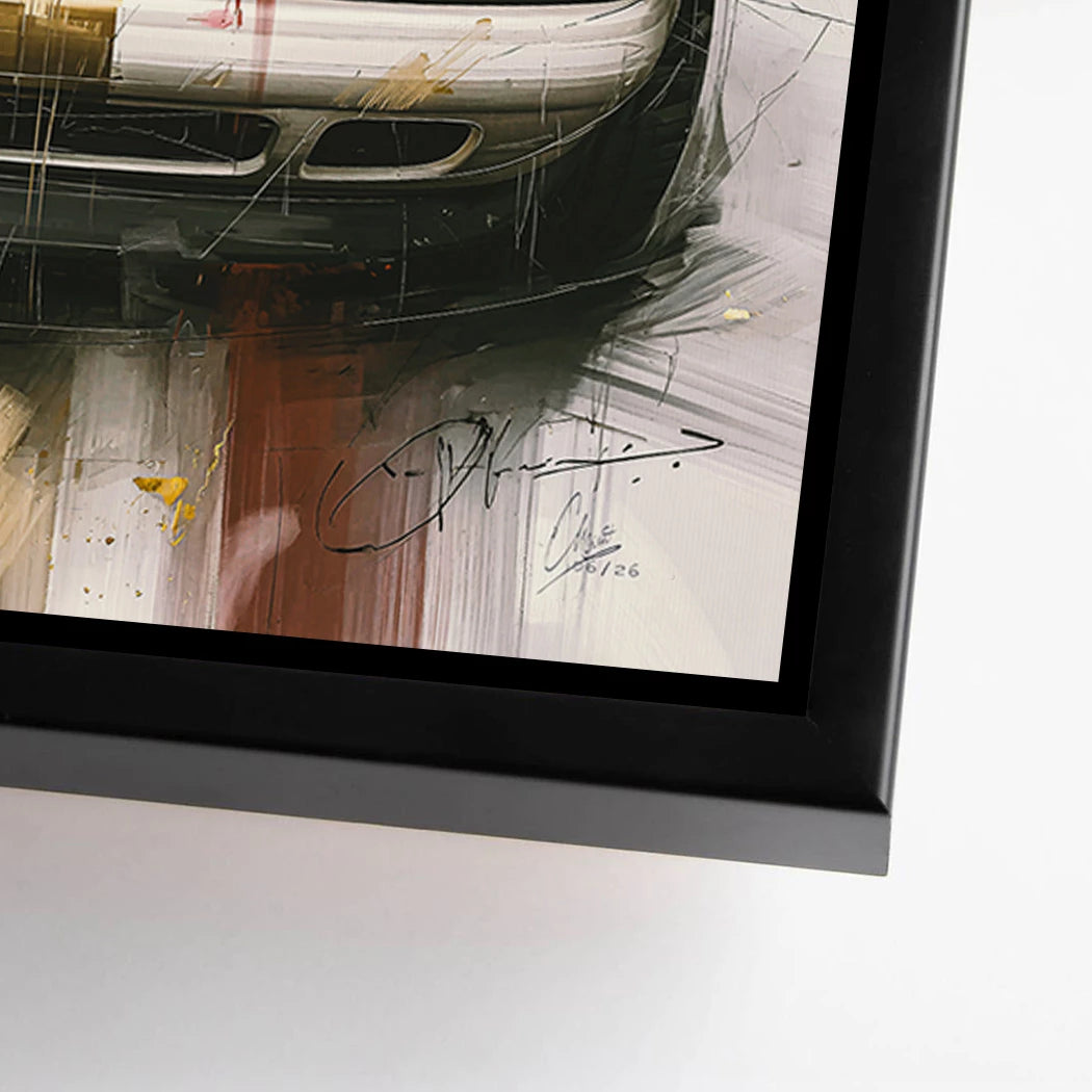 Porsche 911 Racing Alu Dibond Wandbild