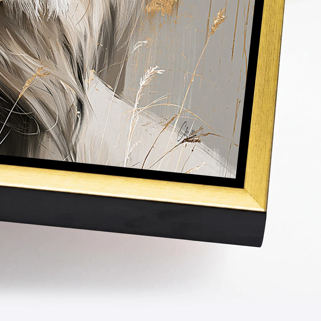 Silent Lion Alu Dibond Wandbild