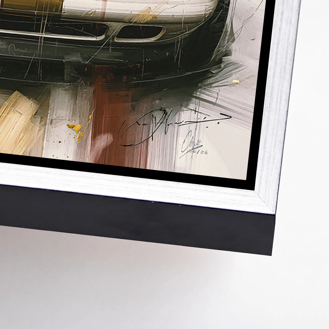 Porsche 911 Racing Alu Dibond Wandbild
