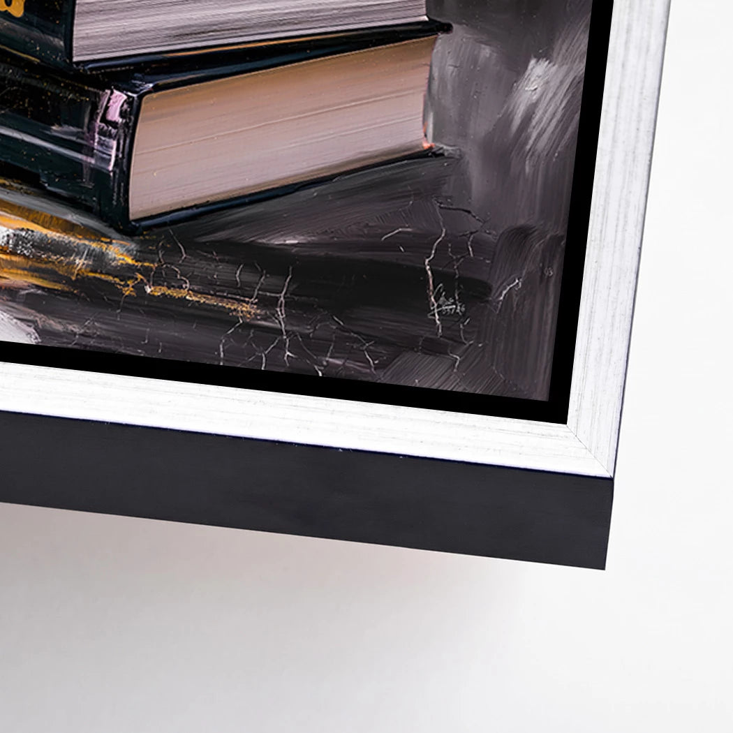 Fashion Bücher Alu Dibond Wandbild