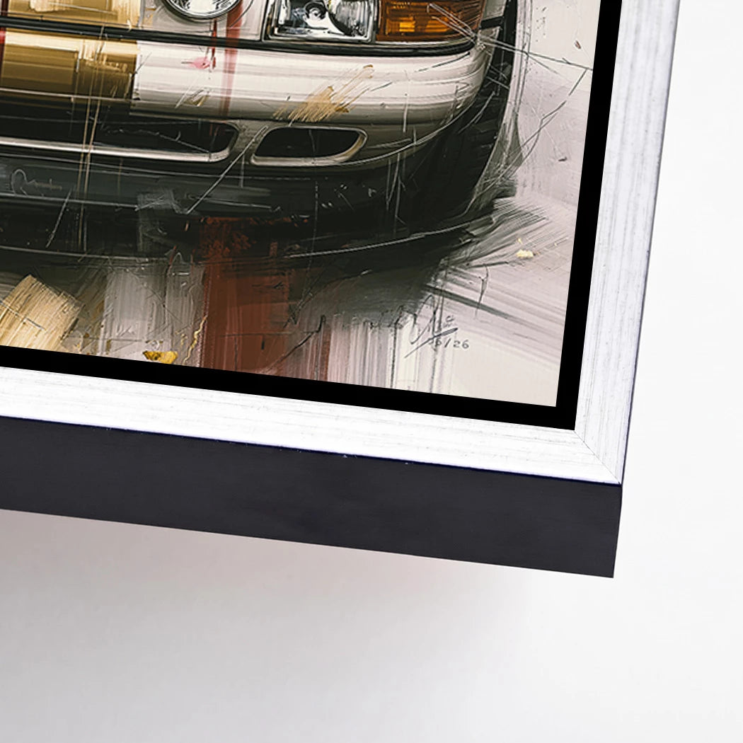 Porsche 911 Klassik Alu Dibond Wandbild