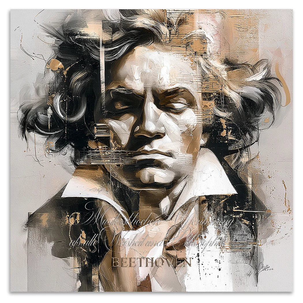 Beethoven Opus Alu Dibond Wandbild