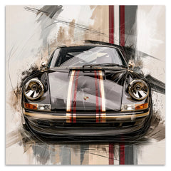 Porsche 911 Noble Alu Dibond Wandbild