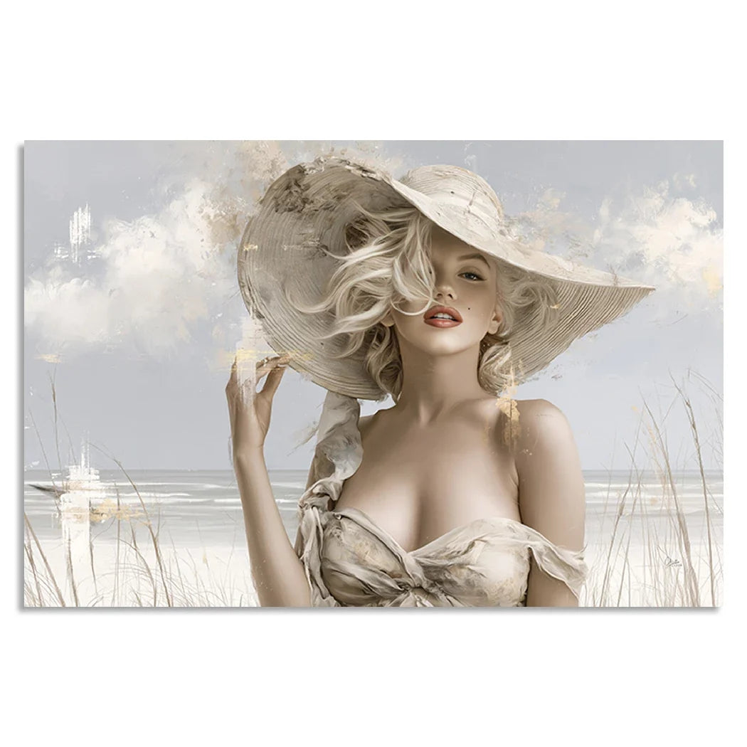 Marilyn Monroe Riviera AluDibond Wandbild