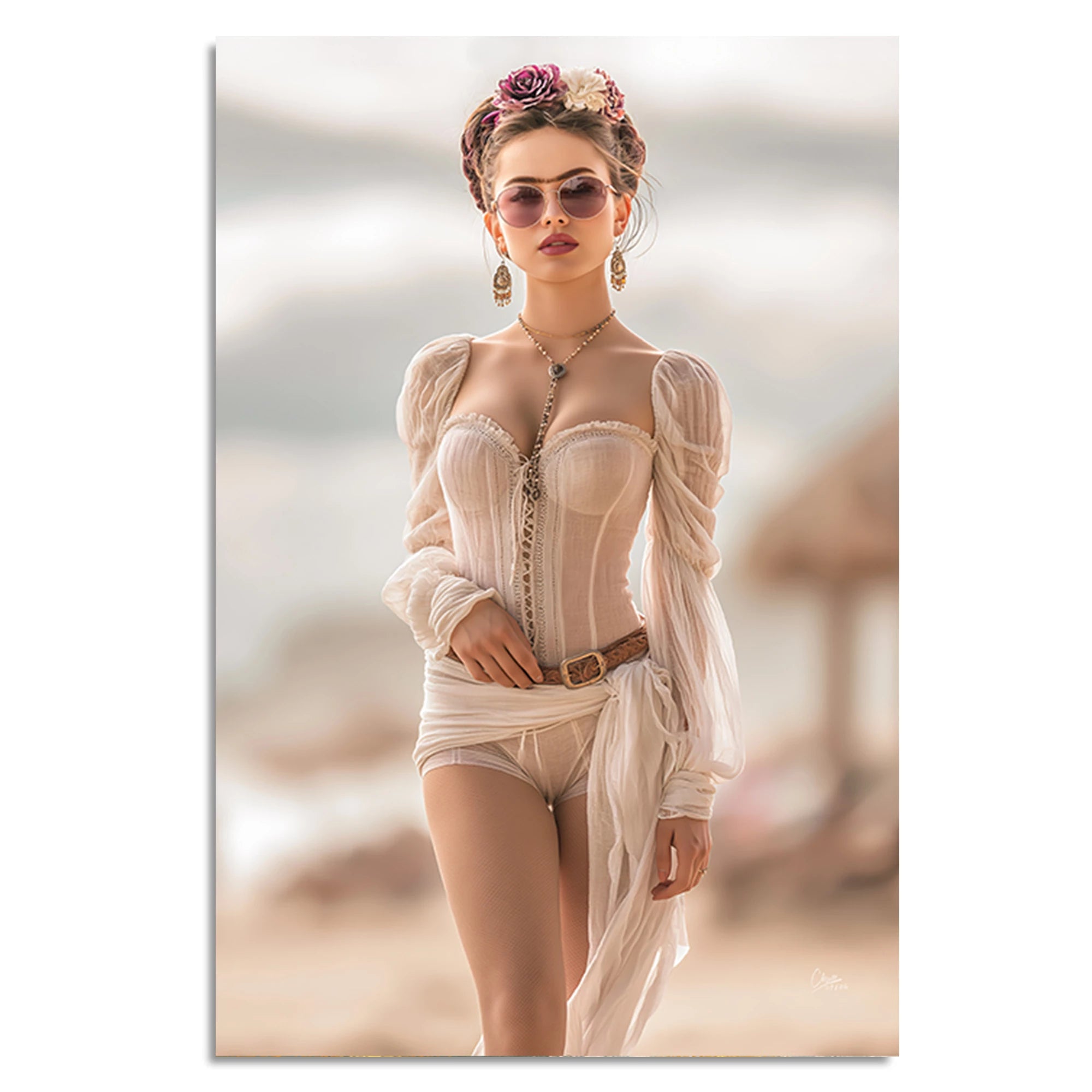 Frida Riviera Alu Dibond Wandbild