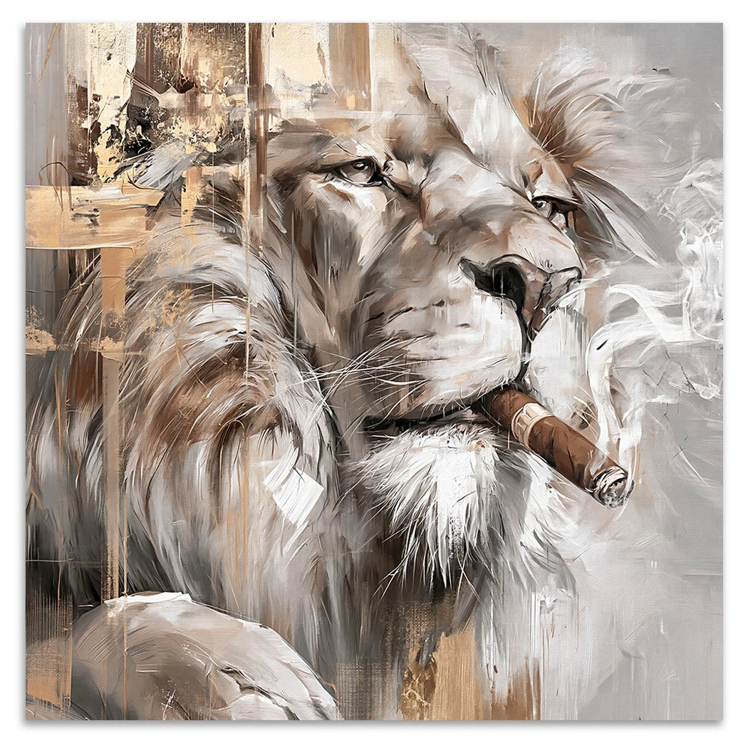 Royal Lion Alu Dibond Wandbild