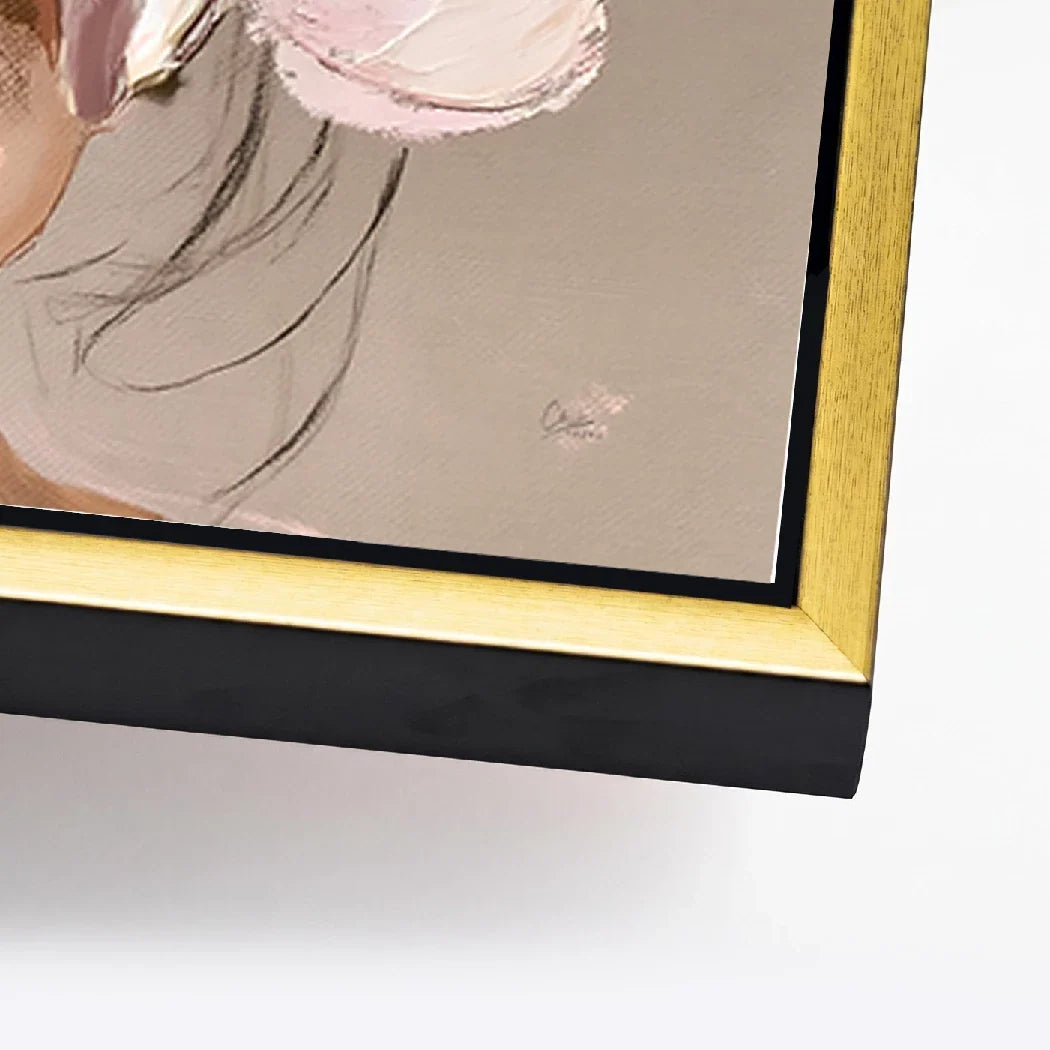 Blütenzauber Rosé AluDibond Wandbild