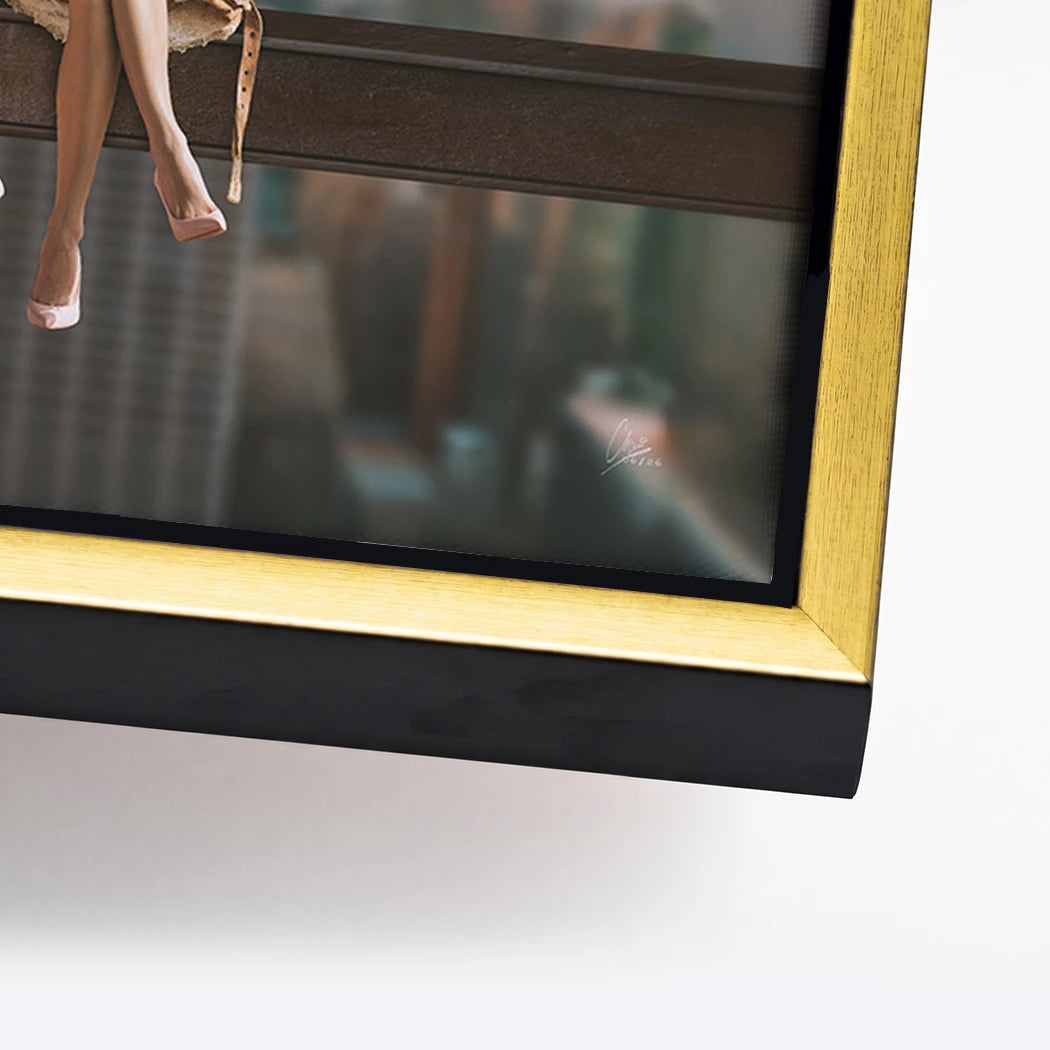 Skyline Queens AluDibond Wandbild