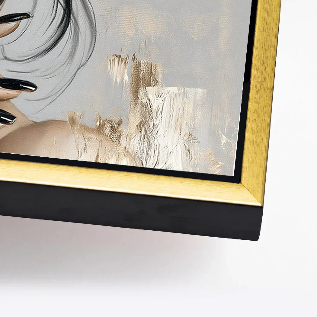 La Catrina Golden Rose AluDibond Wandbild