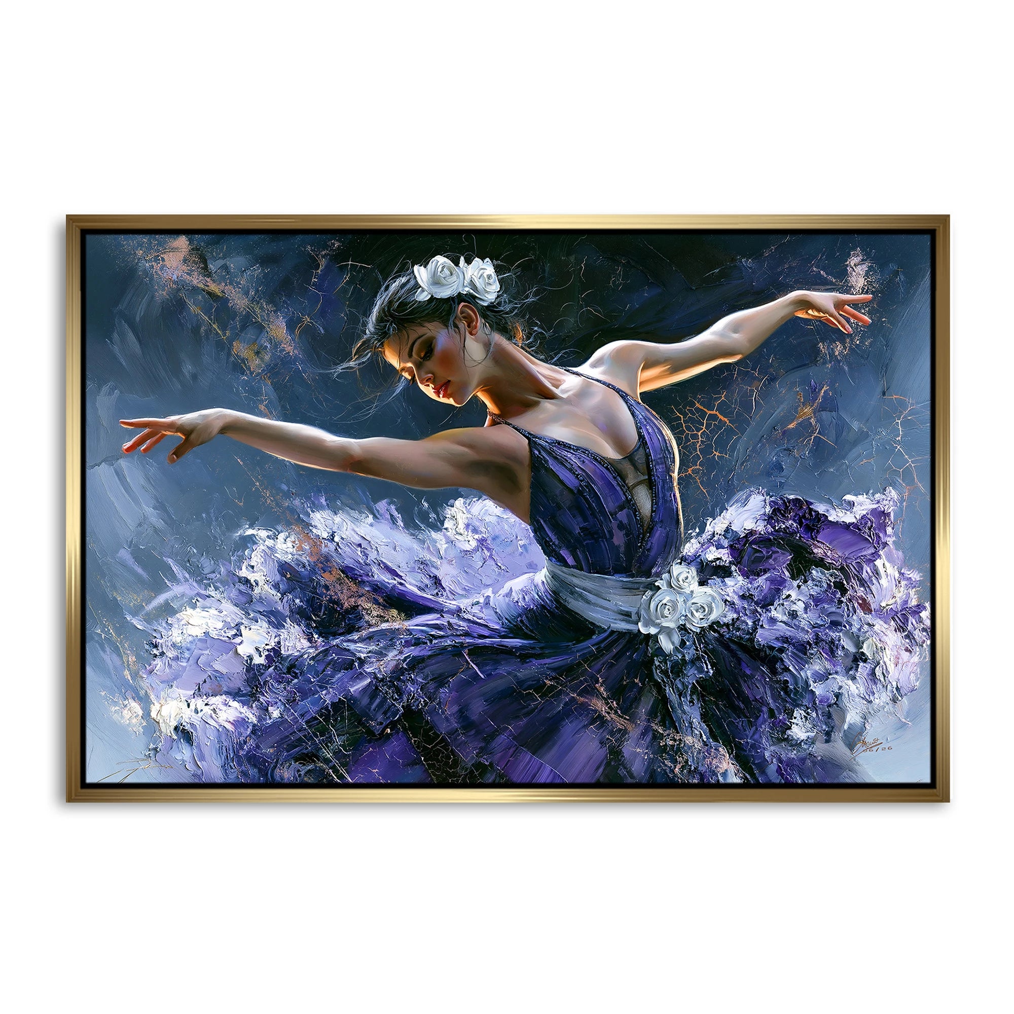Ballerina Royal AluDibond Wandbild