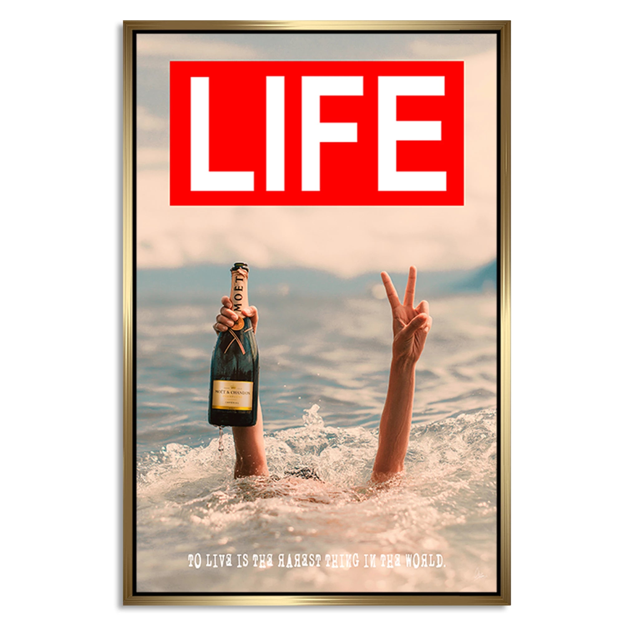 Life Moment Alu Dibond Wandbild