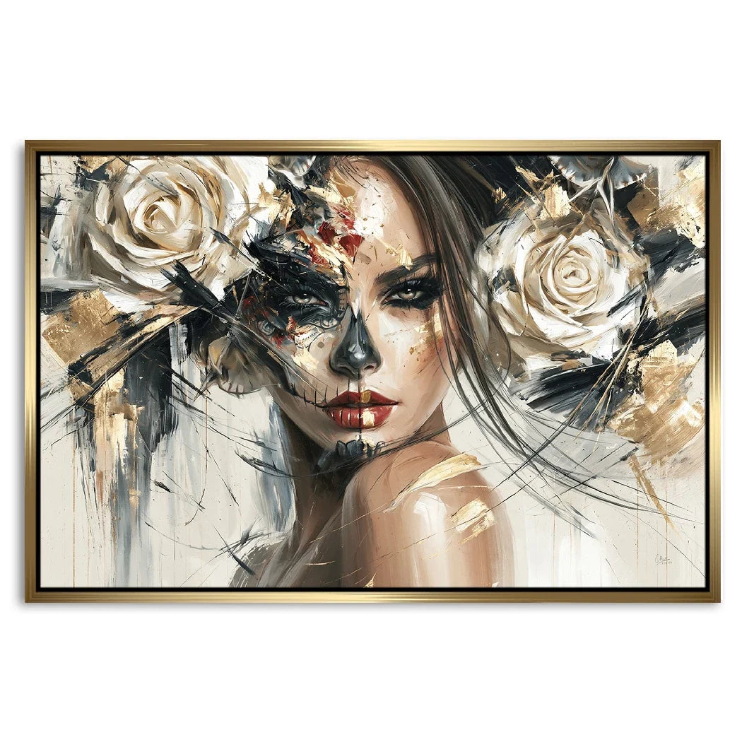 La Catrina Dark Romance AluDibond Wandbild