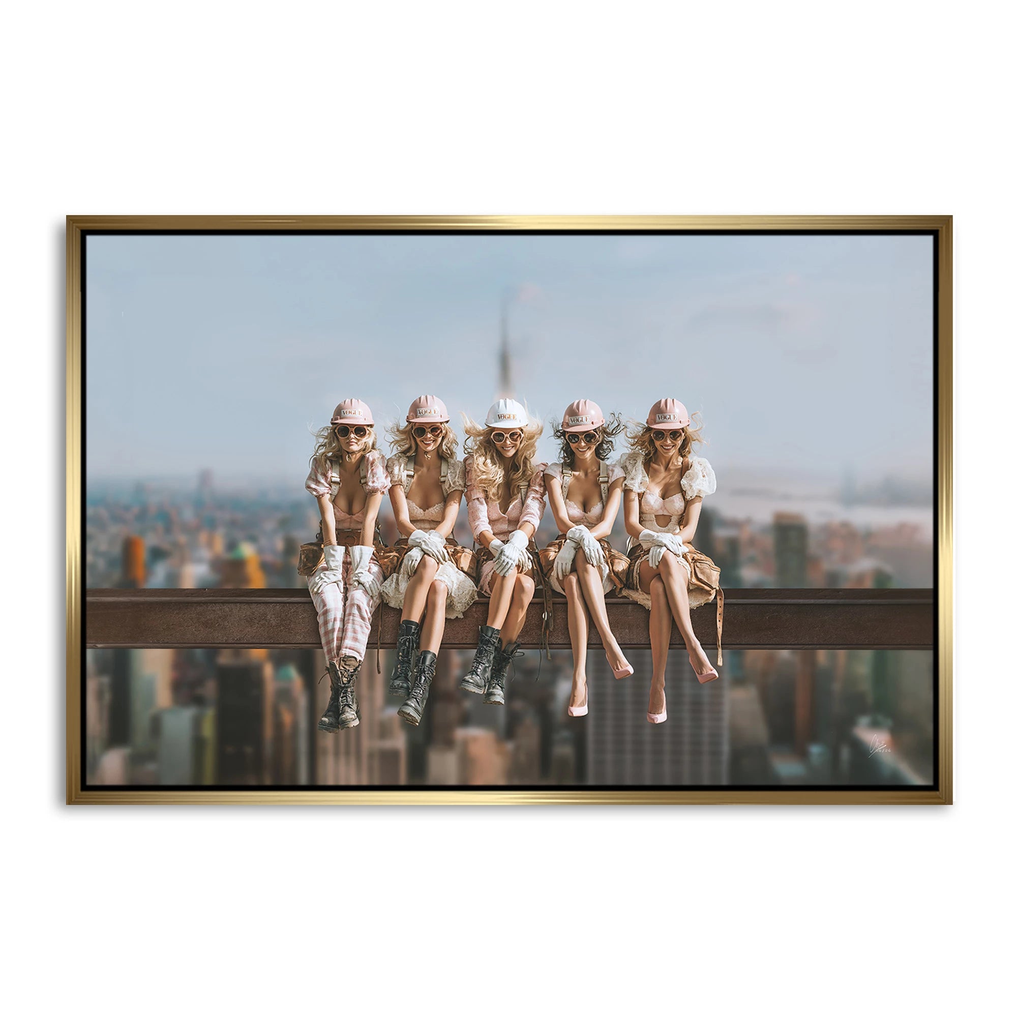 Skyline Queens AluDibond Wandbild