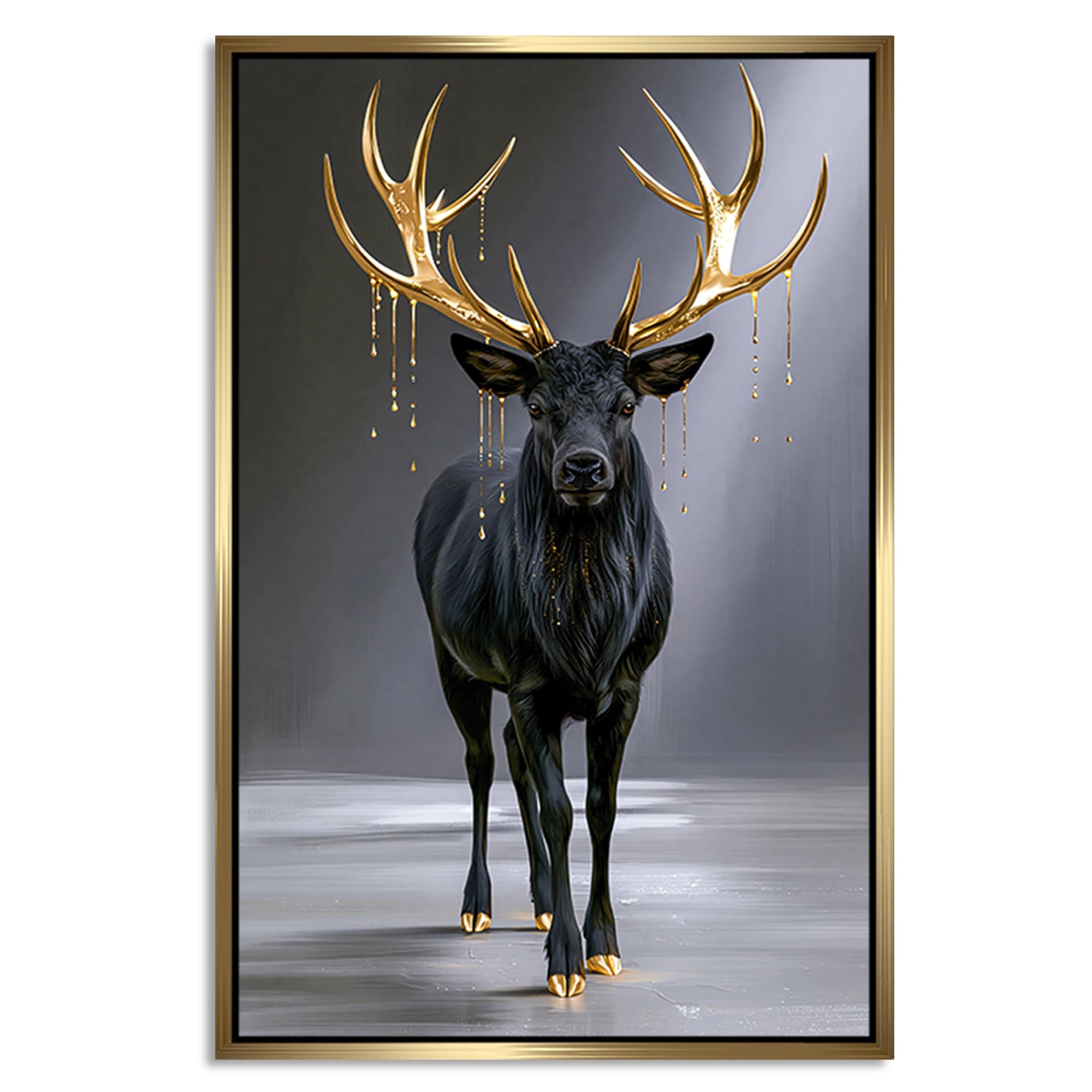 Hirsch Royal Alu Dibond Wandbild