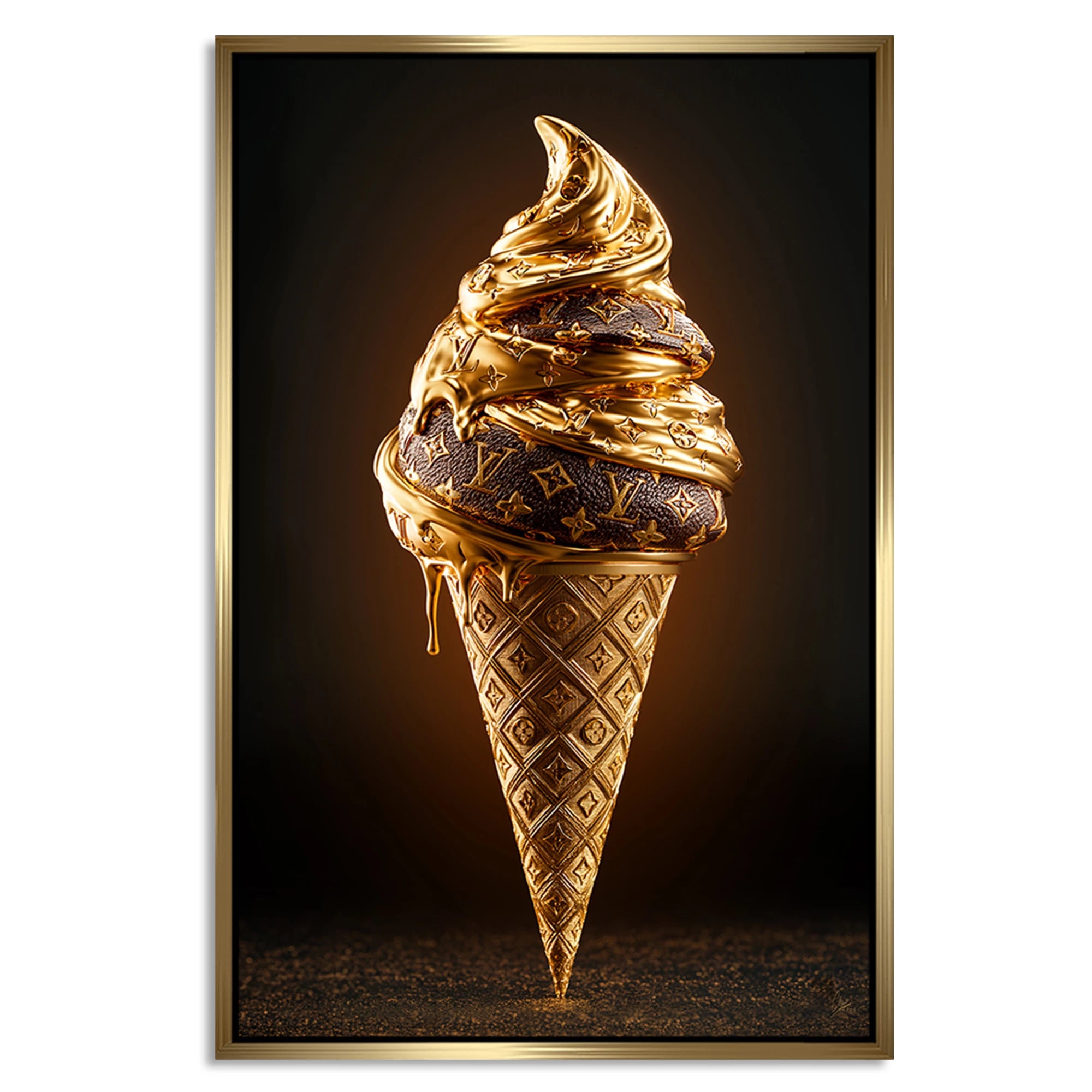 Fashion Eis Alu Dibond Wandbild