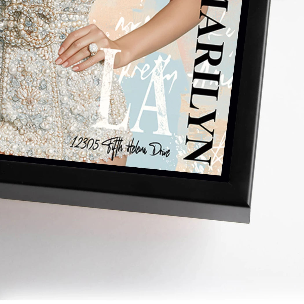 Marilyn Eis Glamour Alu Dibond Wandbild