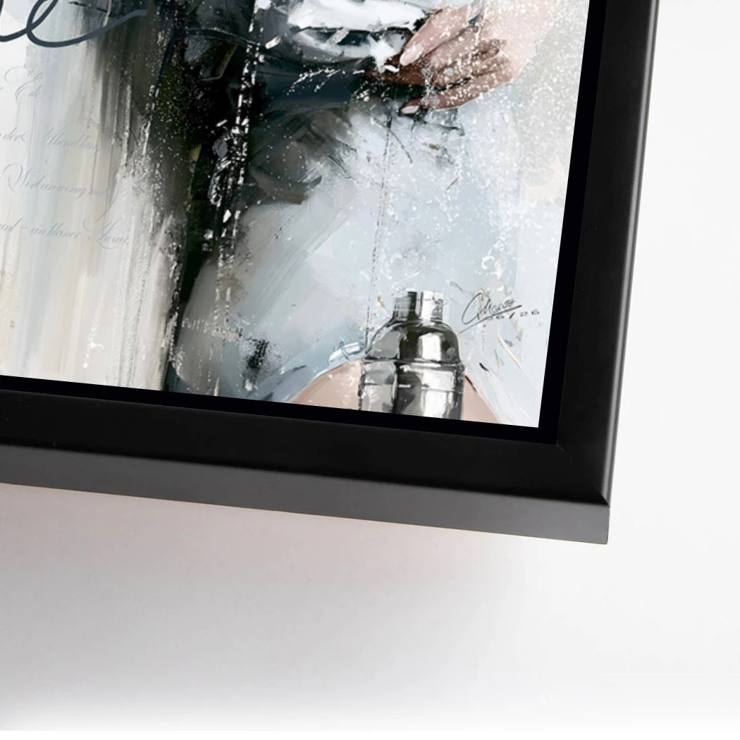 Martini Time Alu Dibond Wandbild