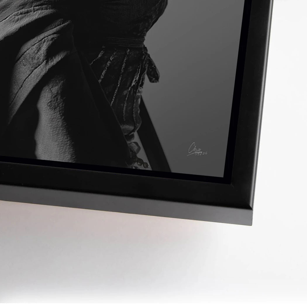 Samurai Diva Alu Dibond Wandbild